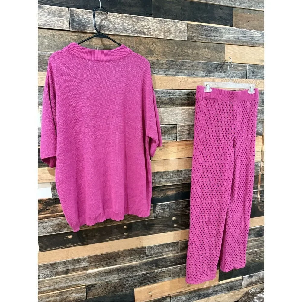 Free People NWOT Sola Sweater Set Sz M - Picture 4 of 11